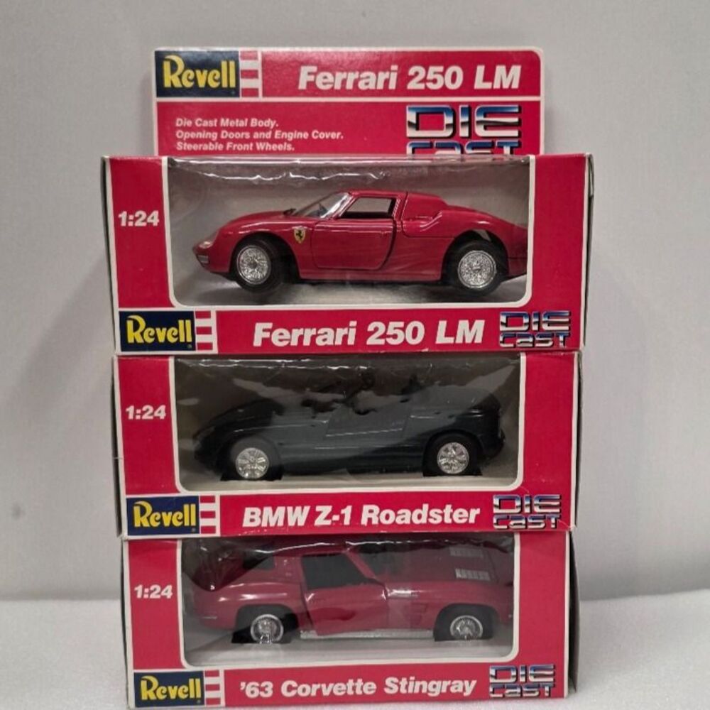 Revell Lot of 3 Scale 1:24 Diecast